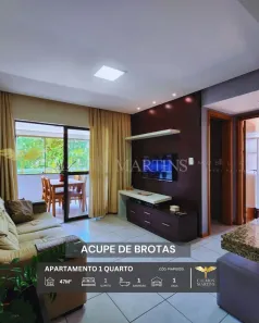 Apartamento com 1 Quarto à venda, 47m² no Acupe, Salvador