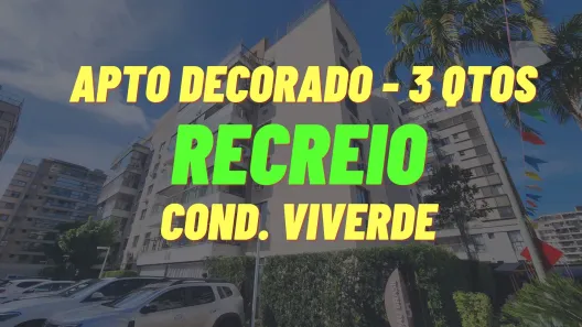 Apartamento com 3 Quartos à venda, 86m² no Recreio dos Bandeirantes, Rio de Janeiro