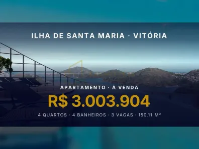 Apartamento com 4 Quartos à venda, 150m² no Ilha de Santa Maria, Vitória