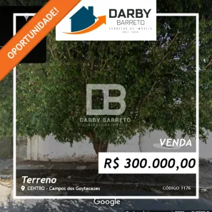 Lote/Terreno à venda, 500m² no Centro, Campos dos Goytacazes