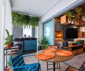 Apartamento com 1 Quarto para alugar, 45m² no Moema, São Paulo