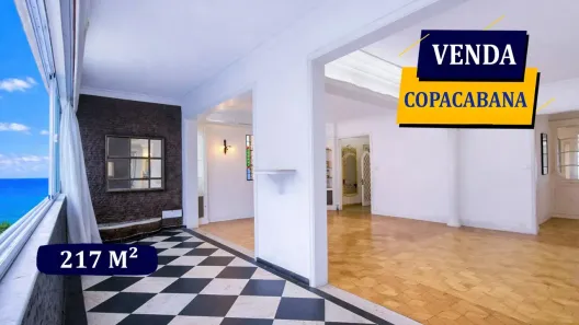 Apartamento com 4 Quartos à venda, 217m² no Copacabana, Rio de Janeiro