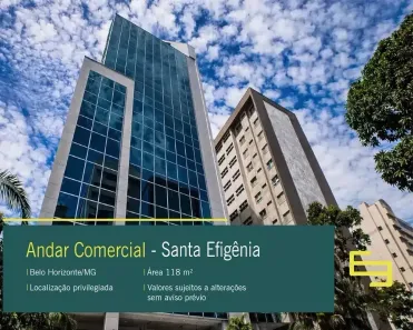 Imóvel Comercial para alugar, 119m² no Santa Efigênia, Belo Horizonte