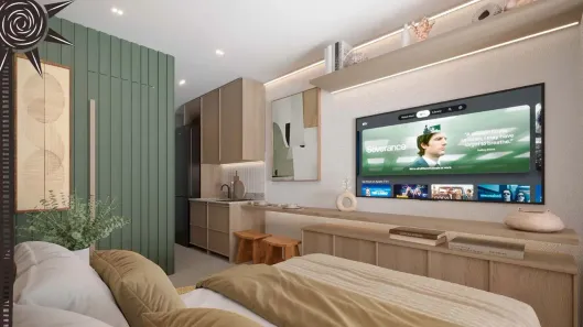Apartamento com 1 Quarto à venda, 20m² no Merepe Um, Ipojuca