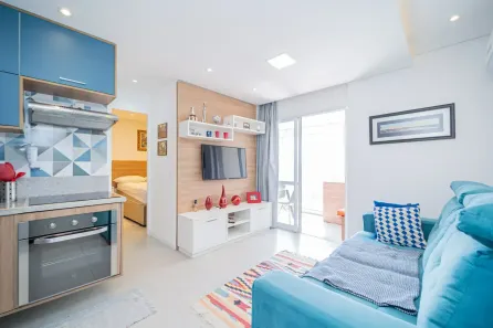 Apartamento com 1 Quarto à venda, 45m² no Cidade Monções, São Paulo
