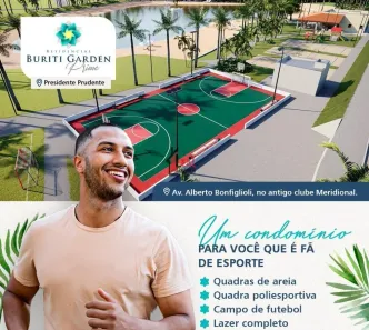 Lote/Terreno à venda, 300m² no Residencial Buriti Garden Prime, Presidente Prudente