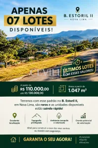 Lote/Terreno à venda, 1045m² no Estância Estoril II, Nova Lima