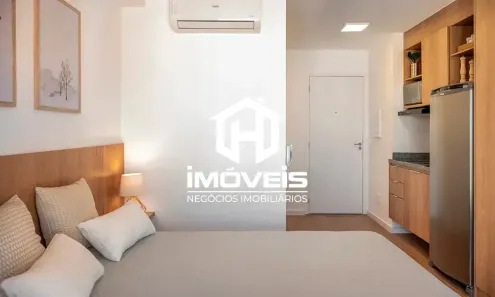Apartamento com 1 Quarto à venda, 24m² no Cidade Monções, São Paulo