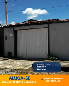 Casa com 2 Quartos para alugar, 55m² no Praia do Francês, Marechal Deodoro