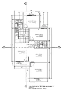 Casa com 3 Quartos à venda, 53m² no Estados, Fazenda Rio Grande