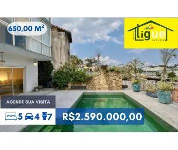 Casa de Condomínio com 5 Quartos à venda, 650m² no São Paulo II, Cotia