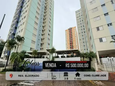 Apartamento com 3 Quartos à venda, 83m² no Residencial Eldorado, Goiânia