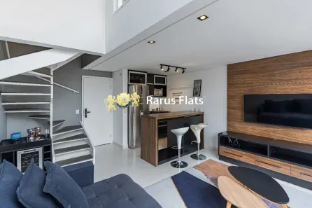 Flat com 1 Quarto para alugar, 47m² no Vila Nova Conceição, São Paulo