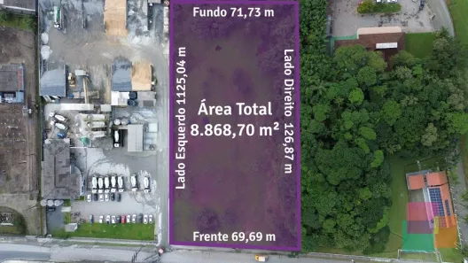 Lote/Terreno à venda, 8869m² no Zona Industrial Norte, Joinville