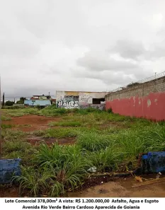 Lote/Terreno à venda, 378m² no Cardoso Continuação, Aparecida de Goiânia