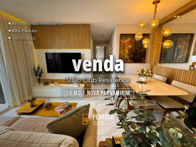 Apartamento com 2 Quartos à venda, 59m² no Nova Parnamirim, Parnamirim