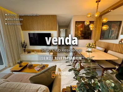 Apartamento com 2 Quartos à venda, 59m² no Nova Parnamirim, Parnamirim