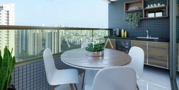 Apartamento com 4 Quartos à venda, 165m² no Monteiro, Recife