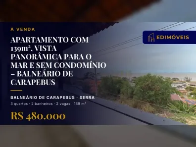 Apartamento com 3 Quartos à venda, 139m² no Balneário de Carapebus, Serra