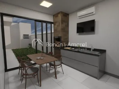Casa de Condomínio com 3 Quartos à venda, 140m² no Vila Monte Alegre, Paulínia