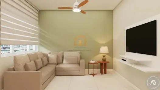 Apartamento com 2 Quartos à venda, 73m² no José Menino, Santos