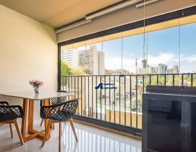 Apartamento com 1 Quarto para alugar, 28m² no Sumaré, São Paulo