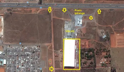 Galpão/Depósito/Armazém para alugar, 1200m² no Santa Maria, Brasília