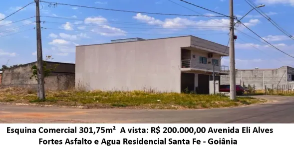Lote/Terreno à venda, 301m² no Residencial Santa Fé I, Goiânia