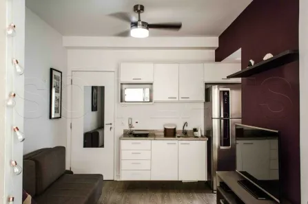 Flat com 1 Quarto para alugar, 27m² no Jardim Paulista, São Paulo