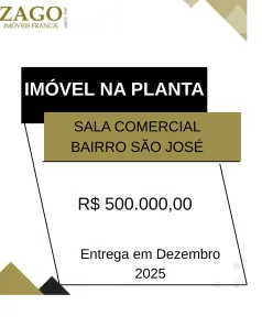 Sala Comercial à venda, 50m² no São José, Franca