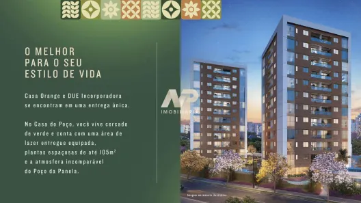 Apartamento com 3 Quartos à venda, 105m² no Poço, Recife