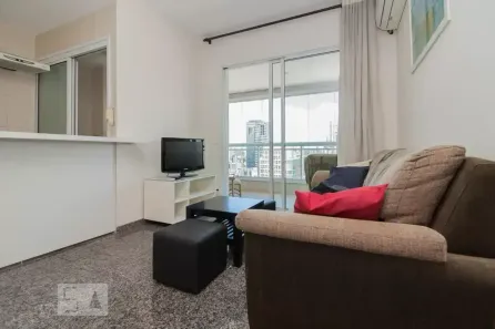 Apartamento com 1 Quarto para alugar, 51m² no Cidade Monções, São Paulo