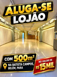 Ponto Comercial para alugar, 500m² no Batista Campos, Belém