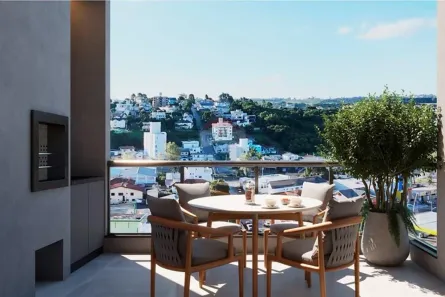 Apartamento com 1 Quarto à venda, 42m² no Centro, Lages