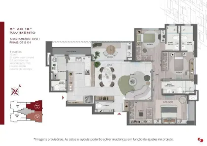 Apartamento com 3 Quartos à venda, 115m² no Savassi, Belo Horizonte