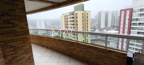 Apartamento com 2 Quartos para alugar, 90m² no Canto do Forte, Praia Grande