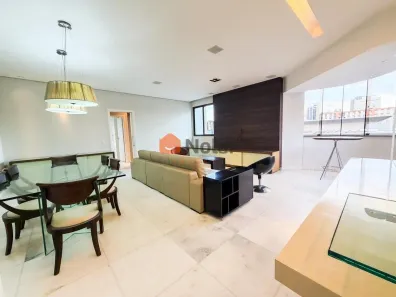 Apartamento com 3 Quartos para alugar, 130m² no Lourdes, Belo Horizonte