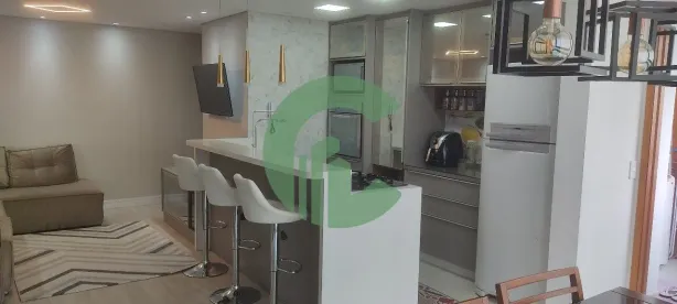 Apartamento com 2 Quartos à venda, 83m² no Vila Scarpelli, Santo André