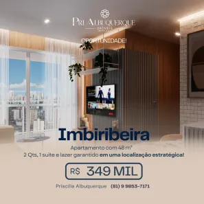Apartamento com 2 Quartos à venda, 48m² no Imbiribeira, Recife