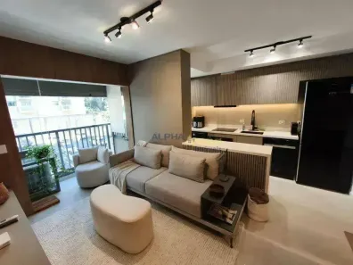 Apartamento com 1 Quarto para alugar, 51m² no Alphaville Centro Industrial e Empresarial/Alphaville., Barueri