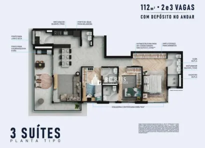 Apartamento com 3 Quartos à venda, 112m² no Alphagran Alphaville, Barueri