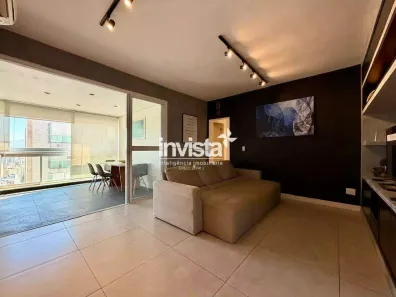 Apartamento com 2 Quartos para alugar, 78m² no Ponta da Praia, Santos