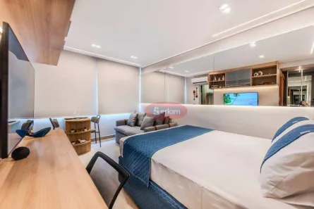 Apartamento com 1 Quarto à venda, 31m² no Boqueirão, Santos
