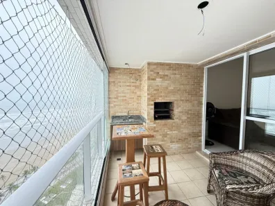 Apartamento com 2 Quartos para alugar, 79m² no Mirim, Praia Grande