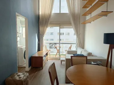 Apartamento com 1 Quarto para alugar, 40m² no Vila Nova Conceição, São Paulo
