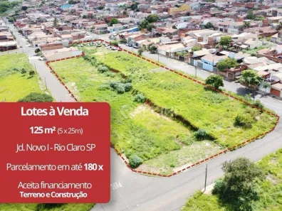Lote/Terreno à venda, 125m² no Jardim Novo, Rio Claro