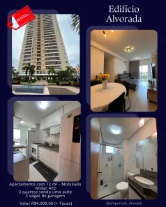 Apartamento com 3 Quartos para alugar, 72m² no Terra Nova, Cuiabá