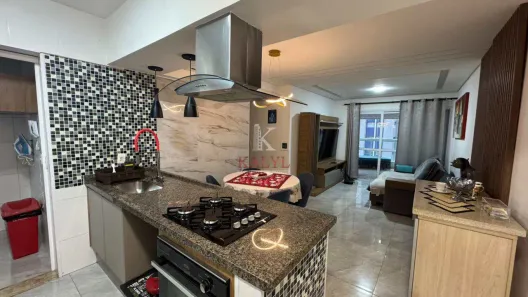 Apartamento com 2 Quartos para alugar, 80m² no Boqueirão, Praia Grande