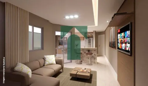 Apartamento com 2 Quartos à venda, 63m² no Vila Homero Thon, Santo André