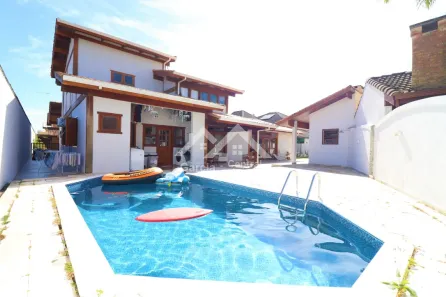 Casa de Condomínio com 4 Quartos à venda, 420m² no Balneário Sambura, Peruíbe